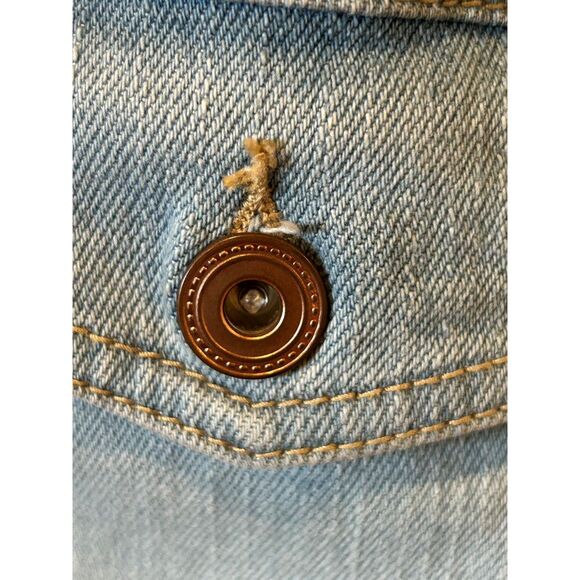 Denim & Company Embroidered Denim Jacket - Size XL - NWOT - Picture 6 of 7